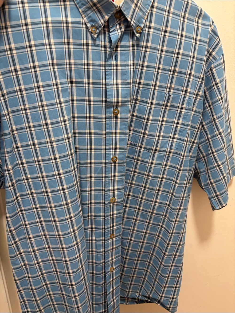 Wrangler Wrancher Shirts Plaid Button Down Shirts XL Tall